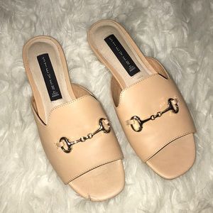 Steve madden fela natural dress mule